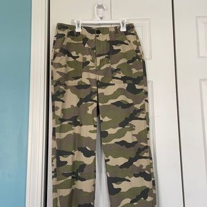 Straight Leg Camo Pants
